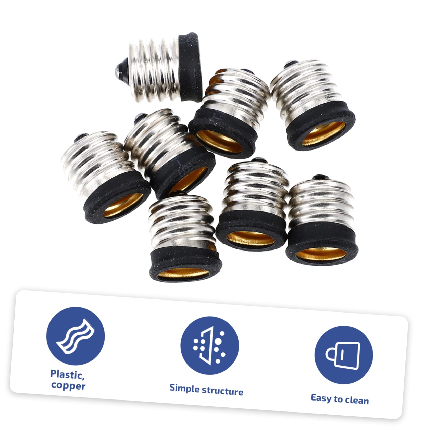 Amazon.co.jp: 8個 ランプヘッドを変換する E12 ソケット Usbライト